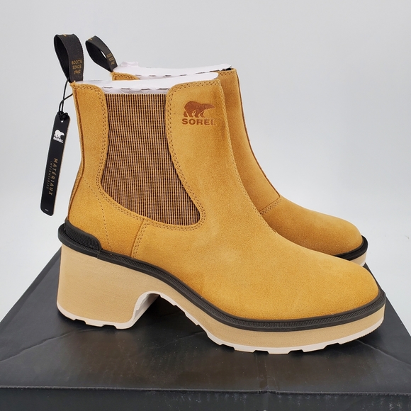 Sorel Shoes - Sorel Mustard Ankle Booties